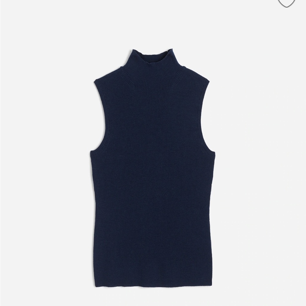 Madewell Dark Blue Sleeveless Knit Top